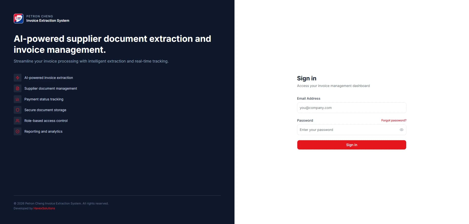 Invoice Extraction System