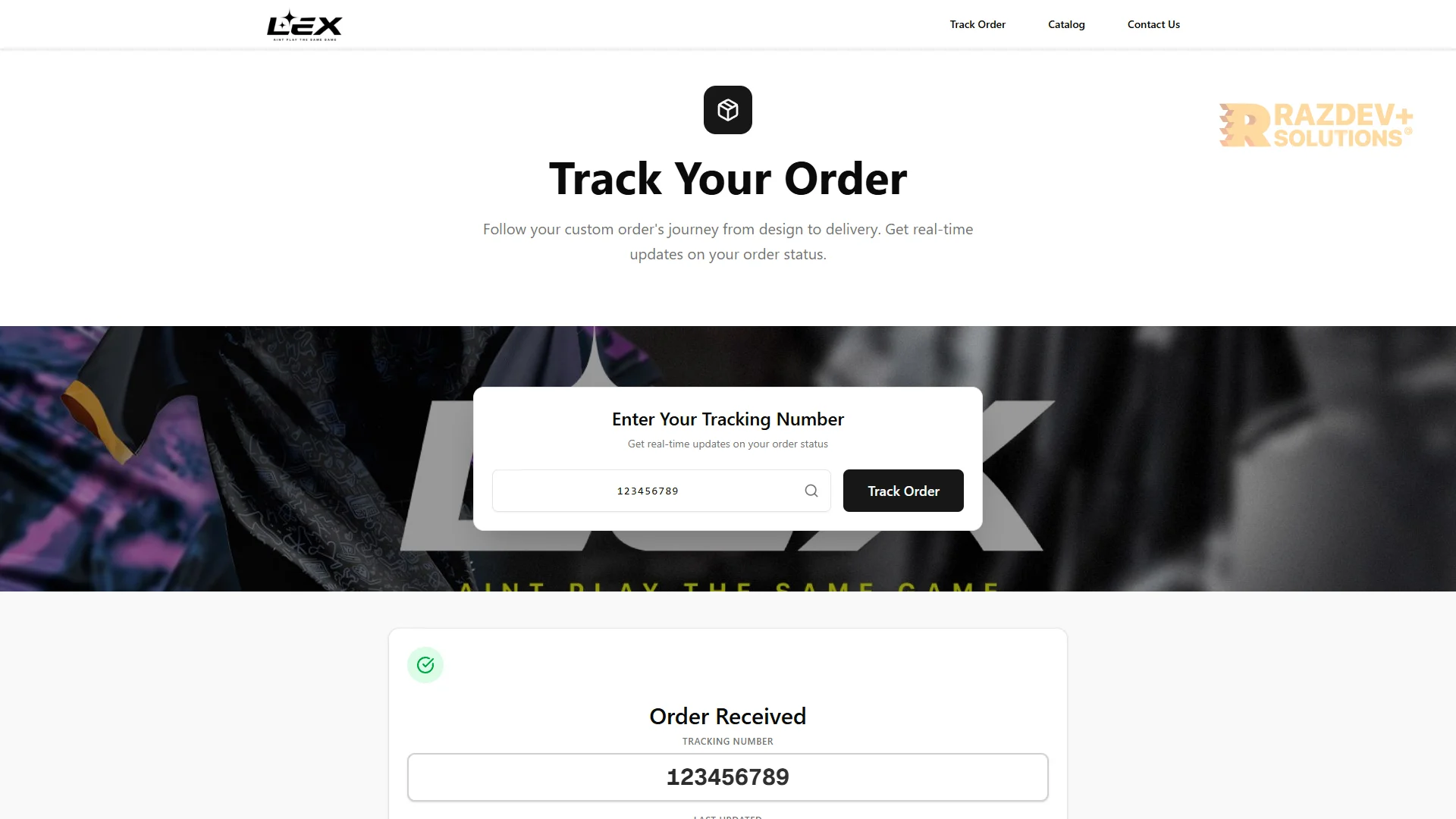 Production Parcel & Order-Tracking System