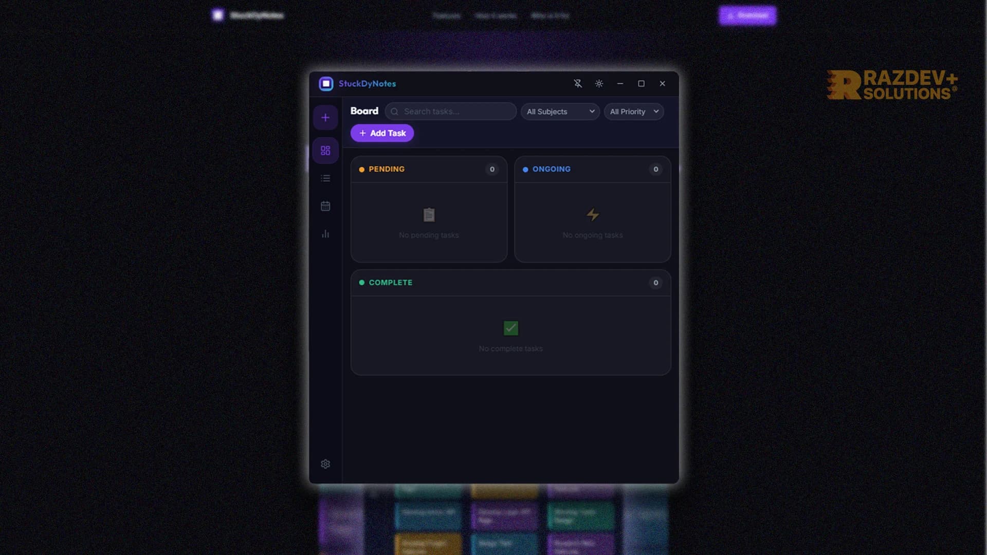 Smart Desktop Task Windows Widget